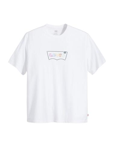 Camiseta Levi's® con logotipo en el pecho para hombre blanca