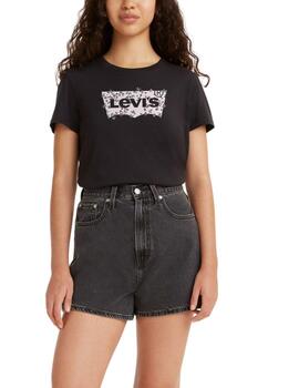 Camiseta Levi's® The Perfect Tee Mara Floral Fill Caviar