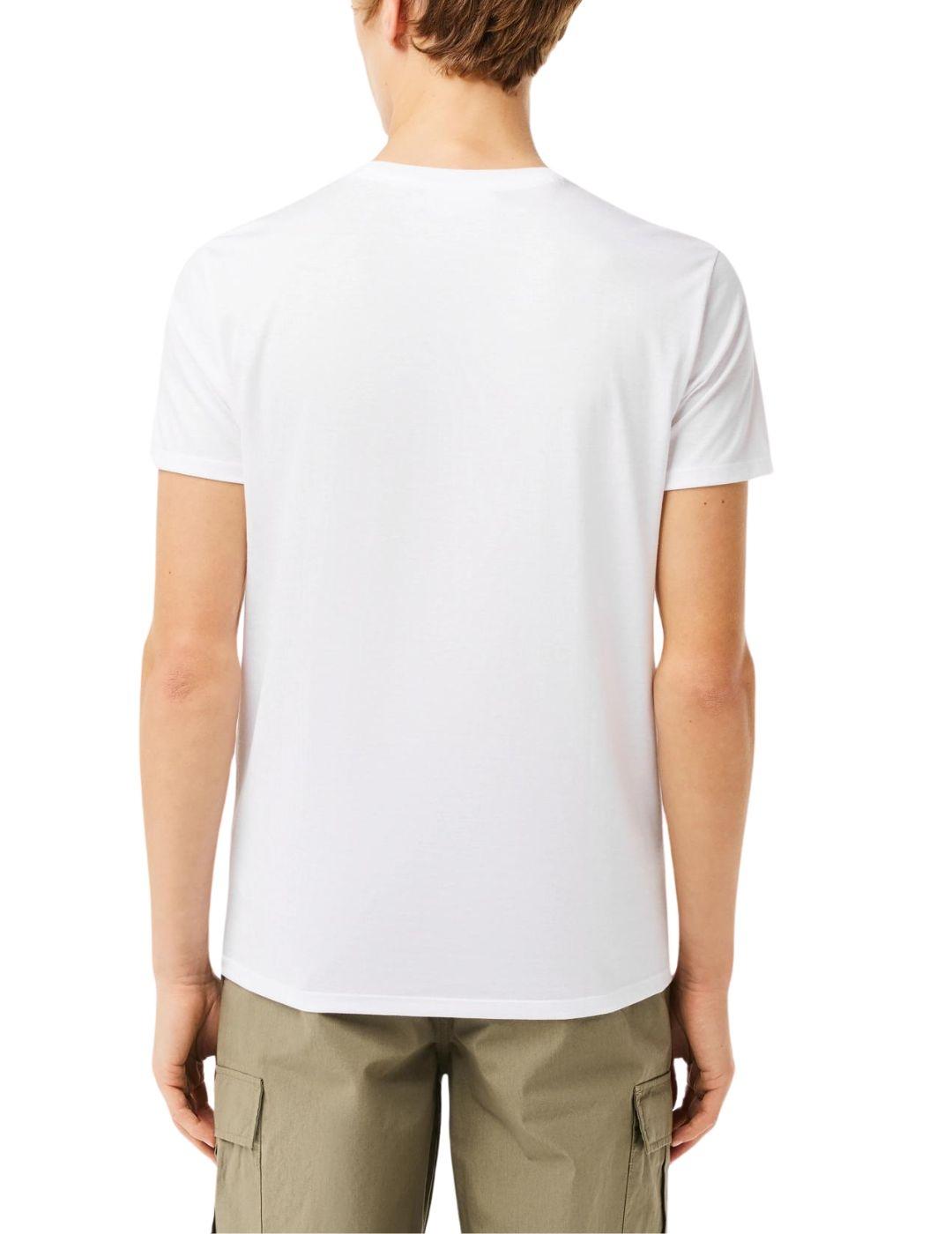 Camiseta Lacoste básica de manga corta de hombre pima cotton