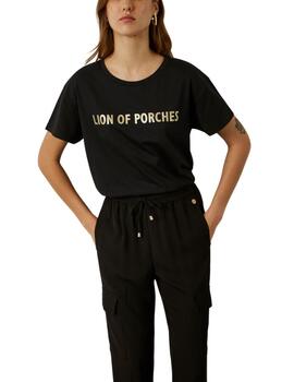 Camiseta Lion of Porches de manga corta de mujer logo