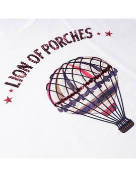 Camiseta Lion of Porches manga corta con globo aerostático