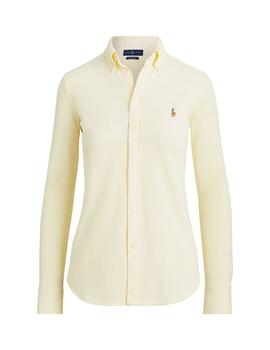Camisa Polo Ralph Lauren Knit Oxford de algodón para mujer
