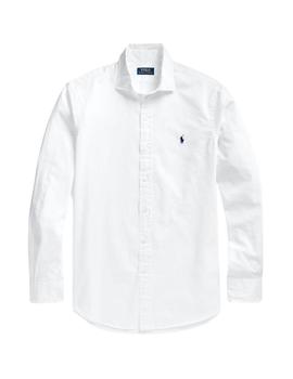 Camisa Polo Ralph Lauren de popelin blanca slim fit