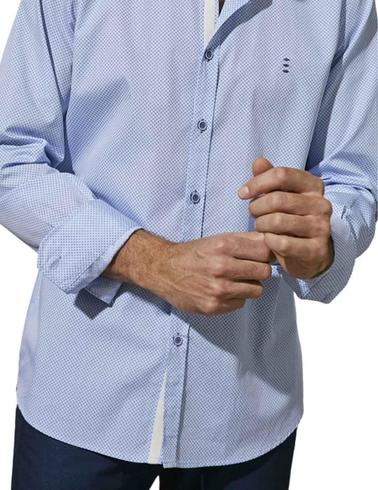 Camisa Florentino con estampado geométrico slim fit