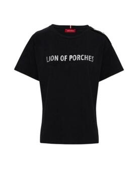 Camiseta Lion of Porches de manga corta con botones