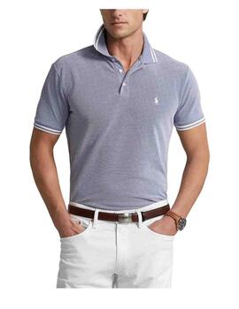 Polo de Polo Ralph Lauren Custom Slim Fit de piqué elástico