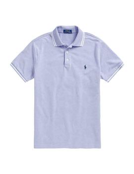 Polo de Polo Ralph Lauren Custom Slim Fit de piqué elástico