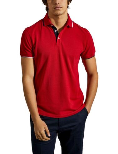 Polo Lion of Porches slim fit de manga corta para hombre