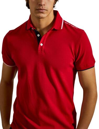 Polo Lion of Porches slim fit de manga corta para hombre