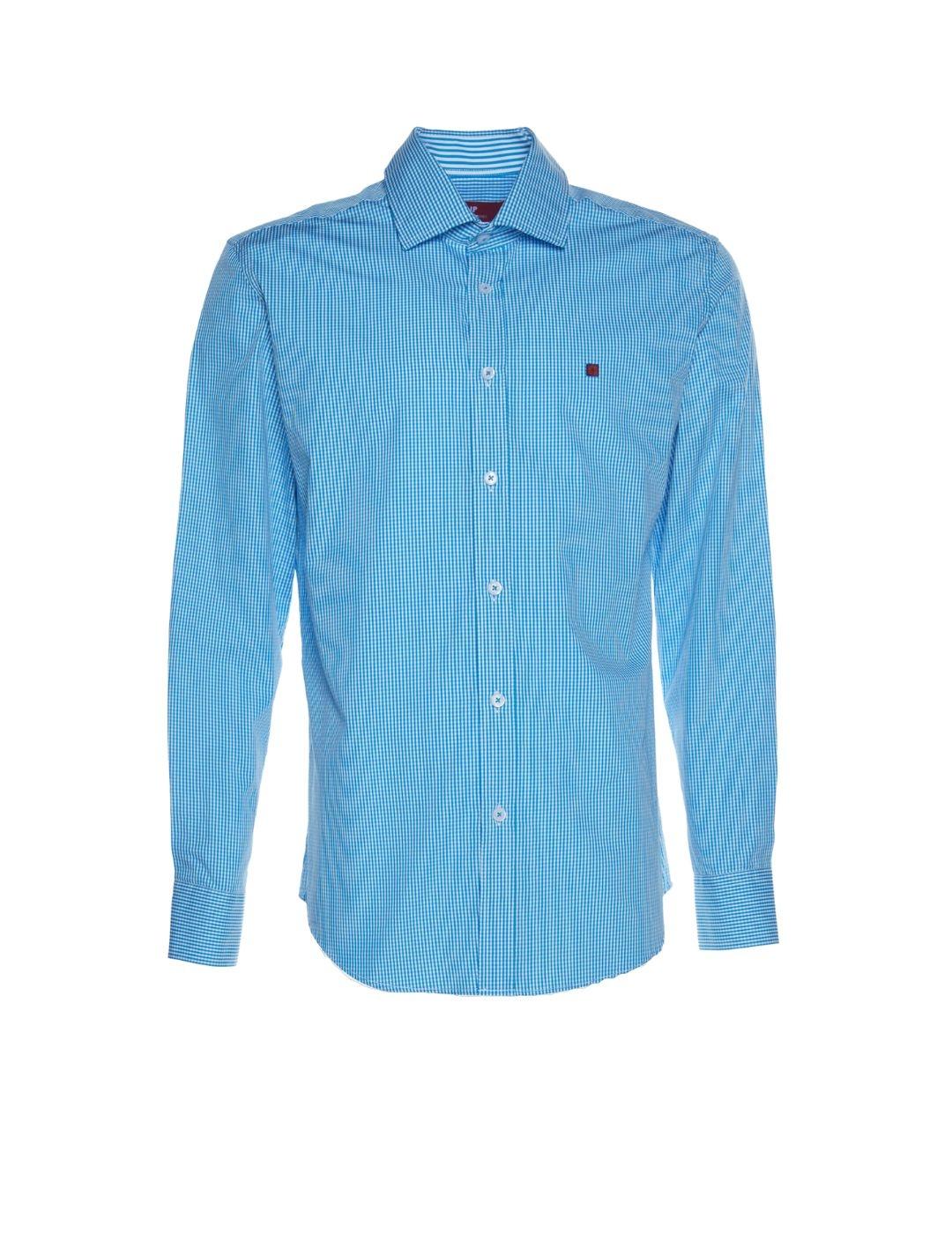 Camisa Lion of Porches de cuadros para hombre slim fit