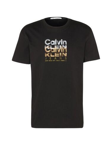 Camiseta Calvin Klein slim para hombre con monograma