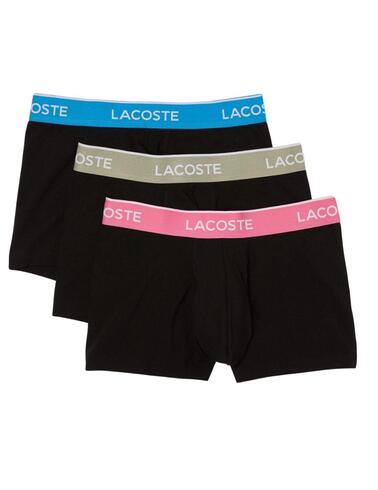 Pack de 3 calzoncillos Lacoste en algodón elástico