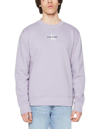 Sudadera Calvin Klein para hombre de cuello redondo