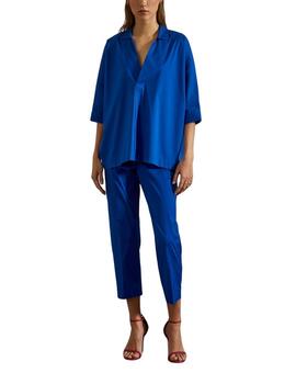 Camisa oversizedLion of Porches de mujer en azul klein