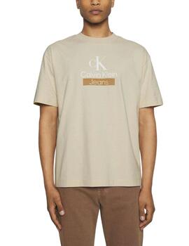 Camiseta Calvin Klein oversize para hombre con monograma