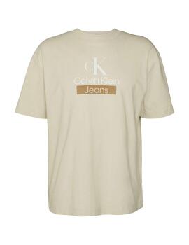 Camiseta Calvin Klein oversize para hombre con monograma