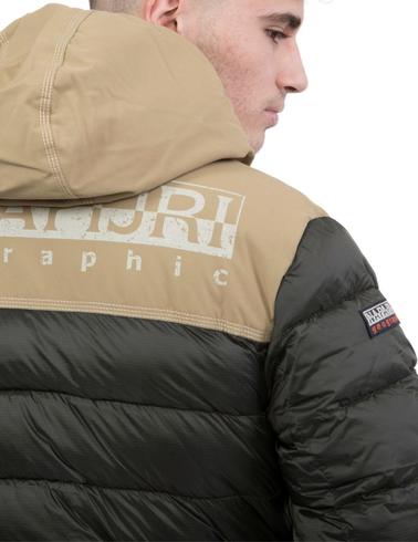 Chaqueta corta Napapijri Aric para hombre con capucha