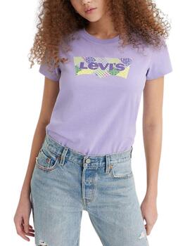 Camiseta Levi's® The Perfect Tee Persian Violet para mujer