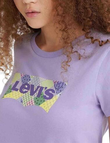 Camiseta Levi's® The Perfect Tee Persian Violet para mujer