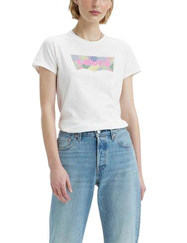 Camiseta Levi's® The Perfect Tee Bright White para mujer