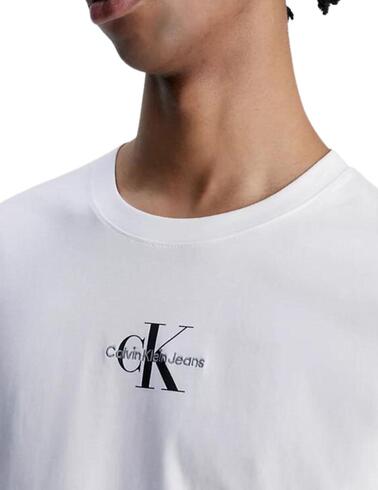 Camiseta Calvin Klein regular para hombre con monograma