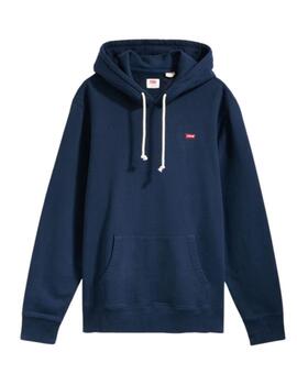 Sudadera Levi's® con capucha básica original azul marino