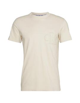 Camiseta Calvin Klein manga corta para hombre con monograma