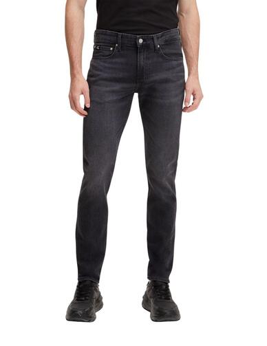 Pantalón vaquero Calvin Klein Slim Taper denim negro