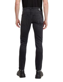 Pantalón vaquero Calvin Klein Slim Taper denim negro