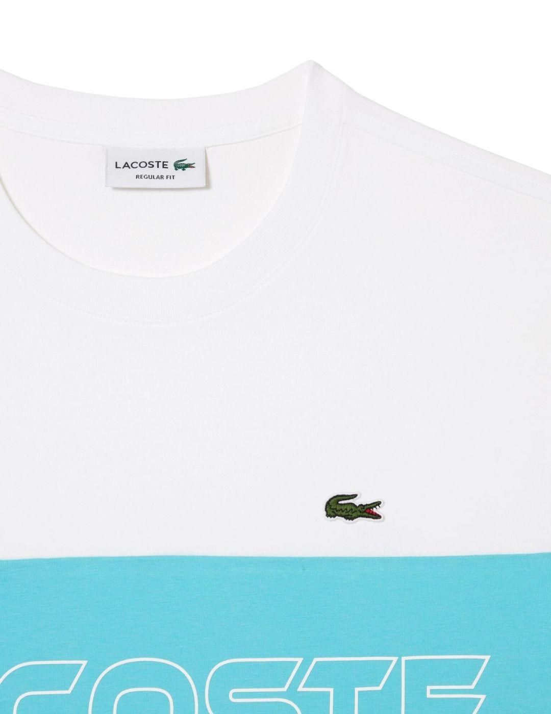 Camiseta Lacoste regular fit de manga corta y cuello redondo