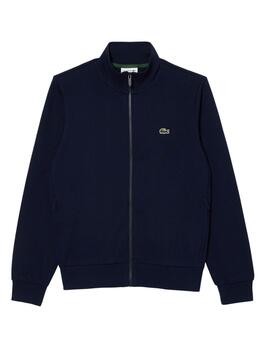 Sudadera Lacoste con cremallera y bolsillos  para hombre