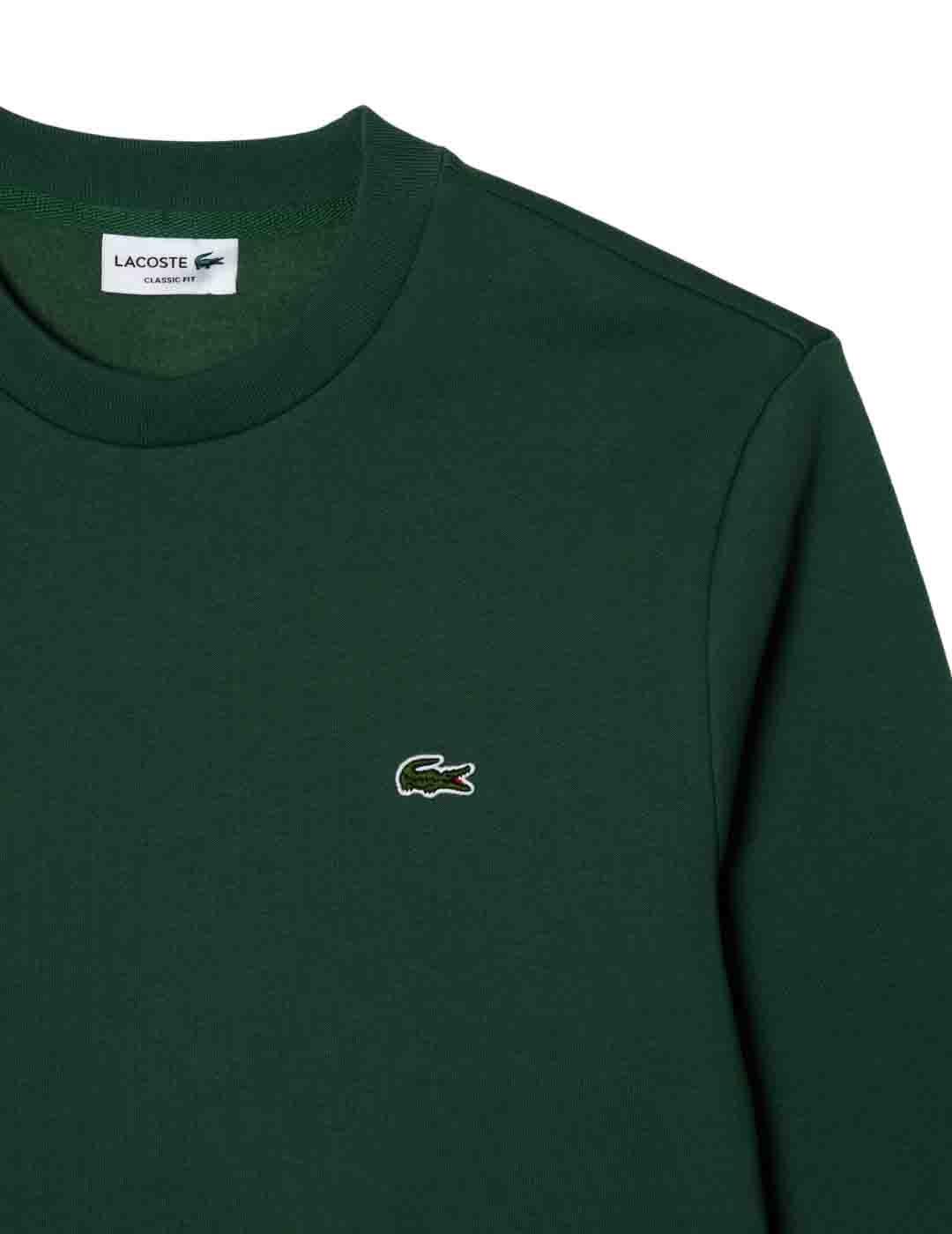 Sudadera Lacoste para hombre de algodón ecológico cepillado