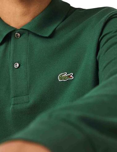 Polo Lacoste polo L1312 de manga larga para hombre