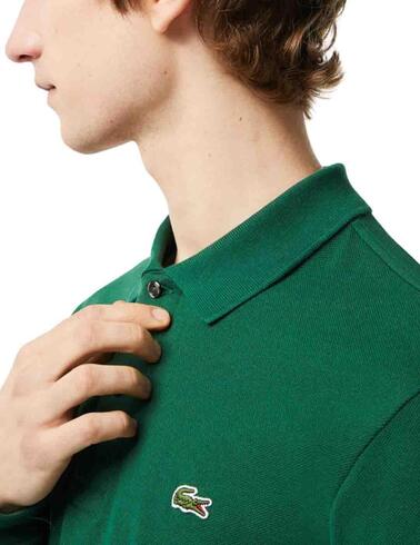 Polo Lacoste polo L1312 de manga larga para hombre