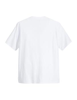 Camiseta Levi's® con logotipo en el pecho para hombre blanca