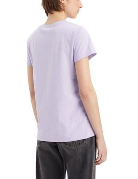 Camiseta Levi's® The Perfect Tee malva para mujer