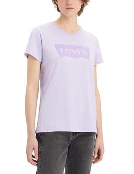 Camiseta Levi's® The Perfect Tee malva para mujer