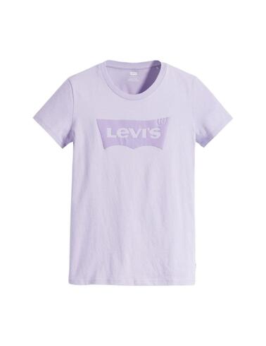 Camiseta Levi's® The Perfect Tee malva para mujer