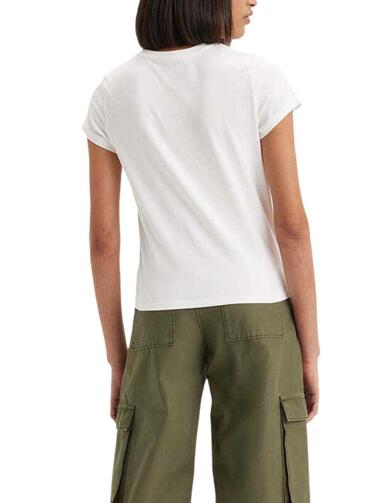 Camiseta Levi's® Graphic Autentic blanca para mujer