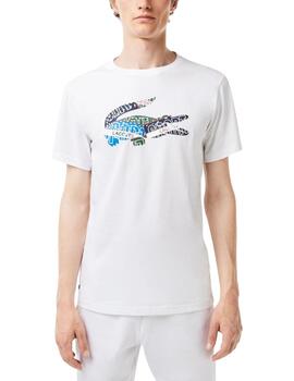 Camiseta Lacoste regular fit de manga corta y cuello redondo