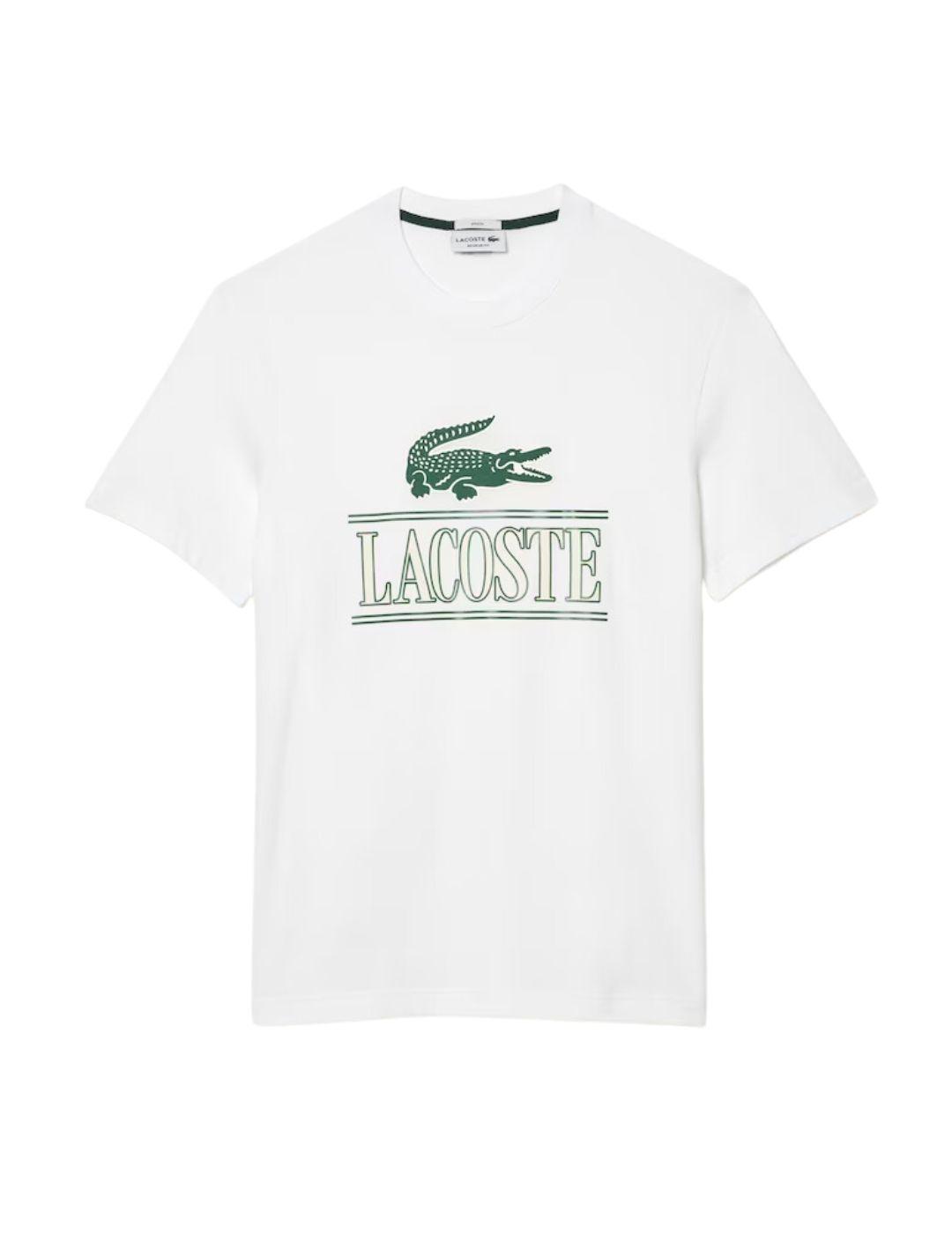 Camiseta Lacoste regular fit de manga corta y cuello redondo