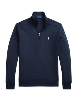 Sudadera Polo Ralph Lauren con media cremallera marino