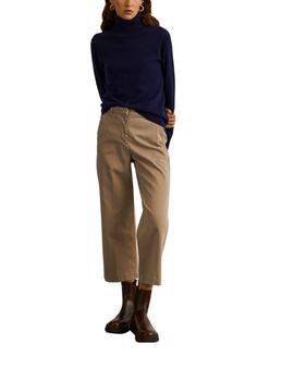 Pantalón chino Lion of Porches con pernera ancha para mujer