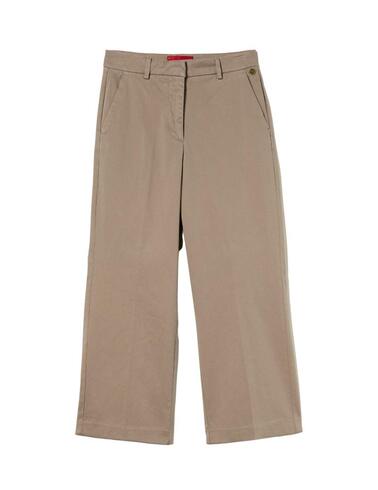 Pantalón chino Lion of Porches con pernera ancha para mujer