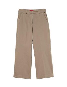 Pantalón chino Lion of Porches con pernera ancha para mujer