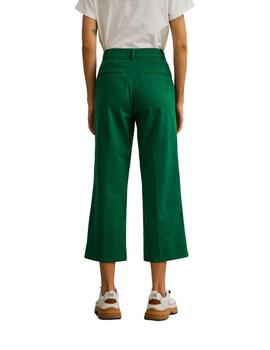 Pantalón chino Lion of Porches con pernera ancha para mujer