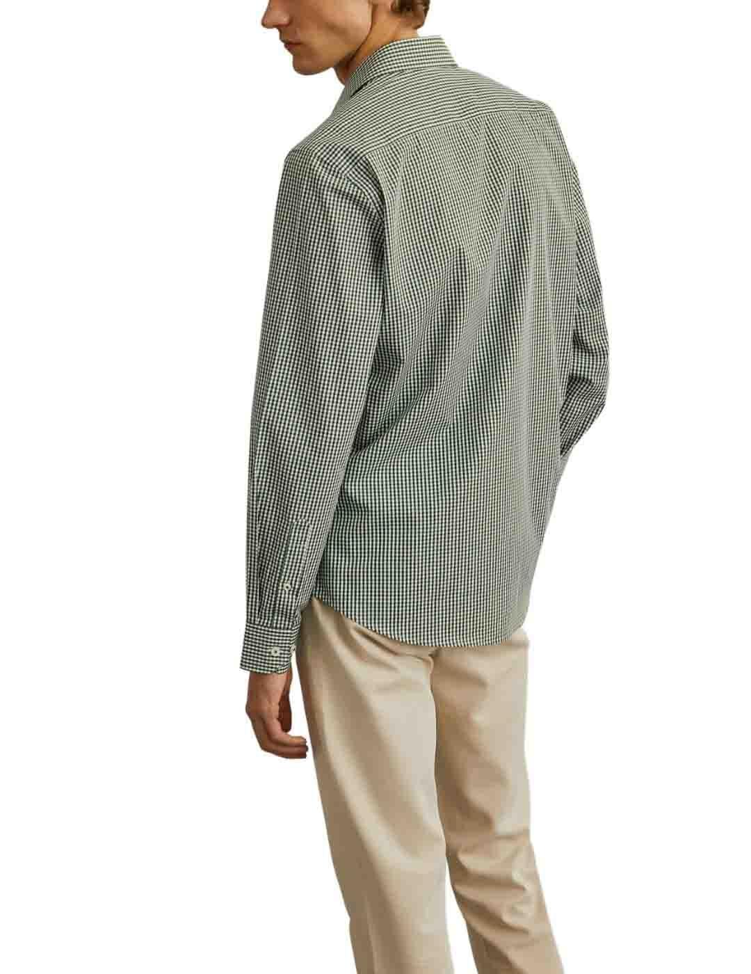 Camisa Lion of Porches de cuadros para hombre slim fit