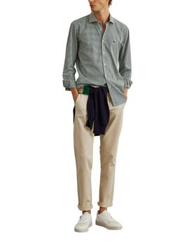 Camisa Lion of Porches de cuadros para hombre slim fit