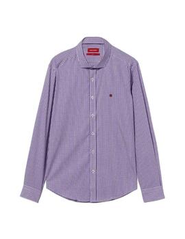 Camisa Lion of Porches de cuadros para hombre slim fit