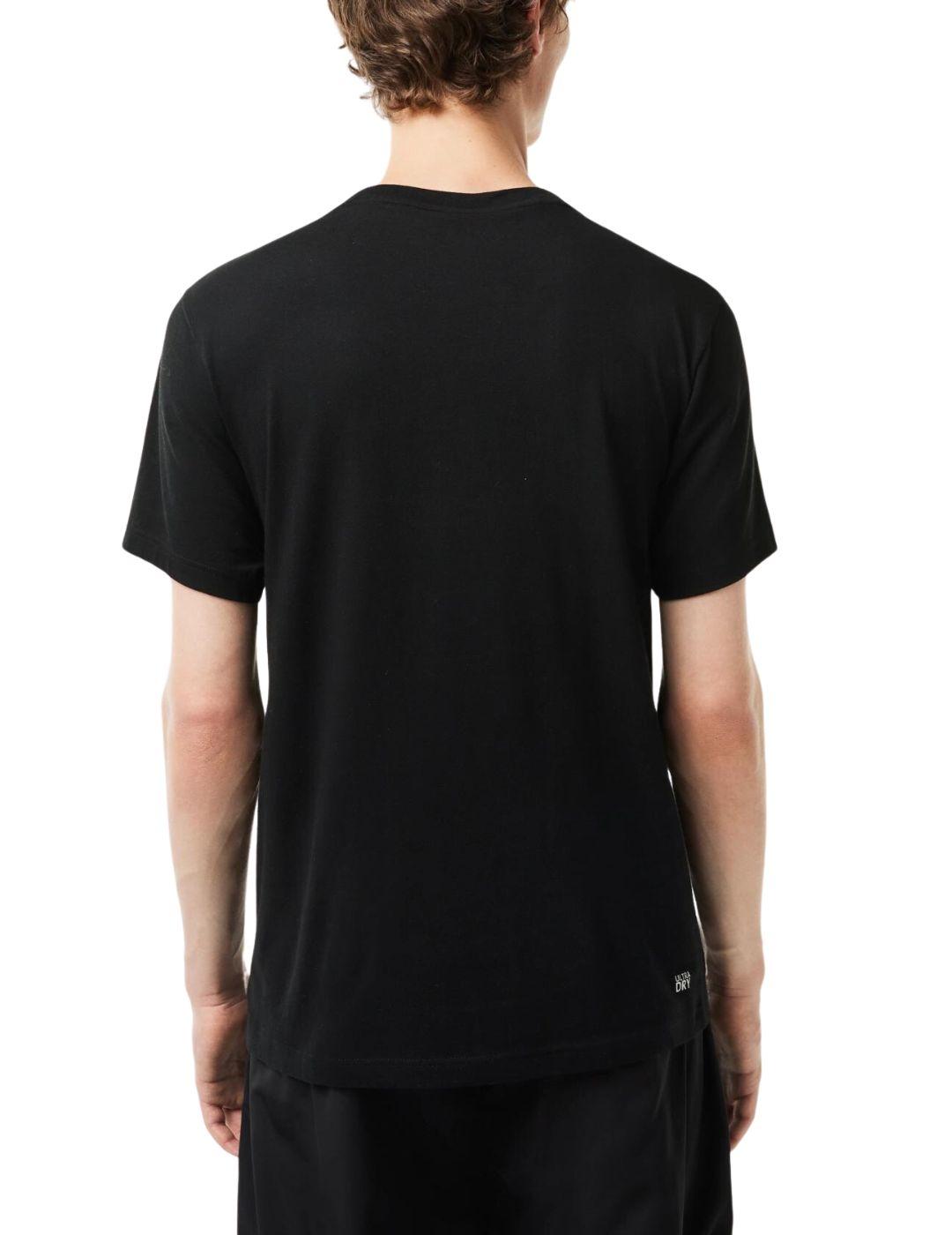 Camiseta Lacoste regular fit de manga corta y cuello redondo